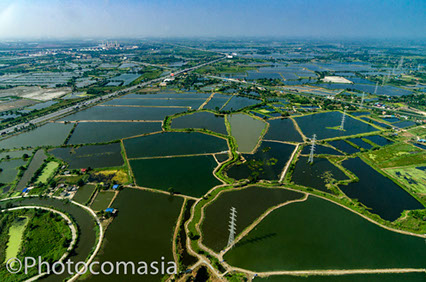 Aerial photography of Port of Laem Chabang, Thailand