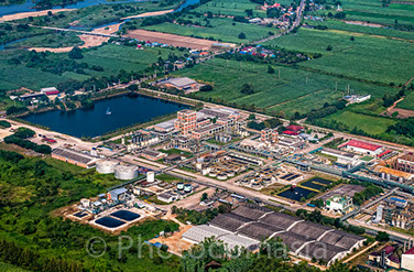 Ajinomoto factory in Kamphaeng Phet Province, Thailand