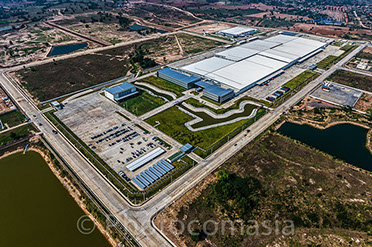 Canon factory in Nakhon Ratchasima, Thailand