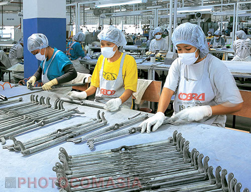 Cobra Production line in the factory Cobra Production line in the Thailand factory