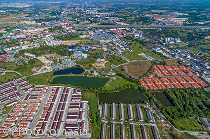 Aerial photography of Port of Laem Chabang, Thailand