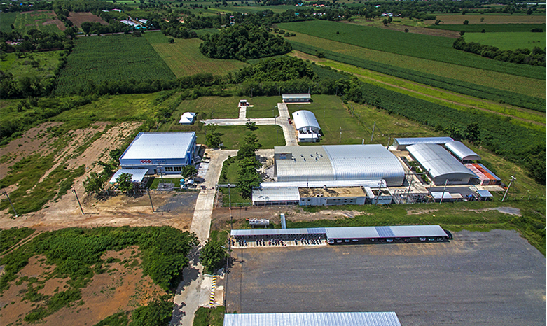 Ajinomoto factory in Kamphaeng Phet Province