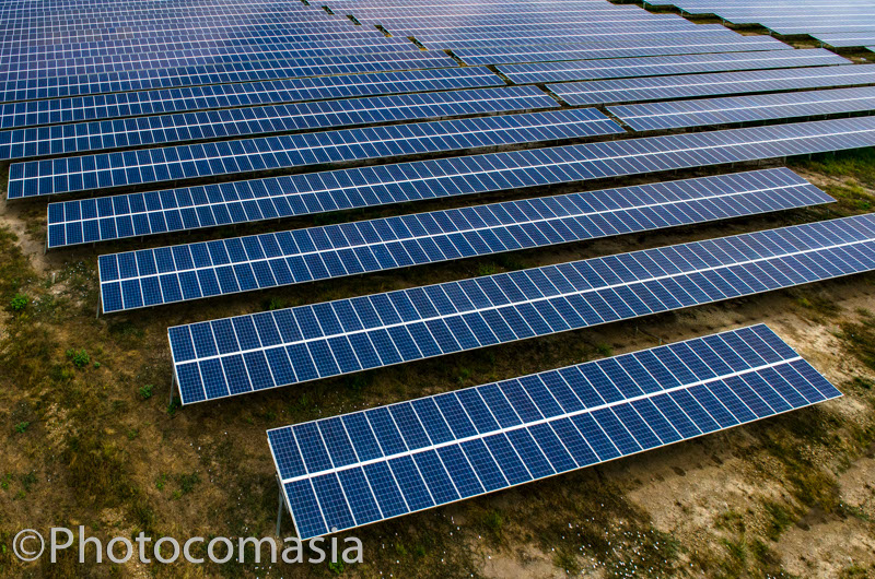 Laem Chaabang Port photo from the air,Thailand