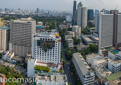 Aerial photography of Port of Laem Chabang, Thailand