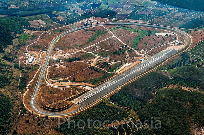 Yokohama race track, tire testing Rayong, Thailand
