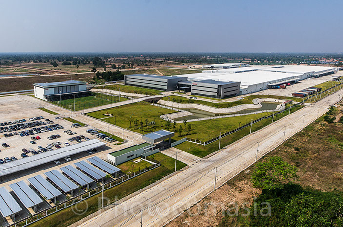 Canon in Nakhon Ratchasima Canon factory in Nakhon Ratchasima, Thailand
