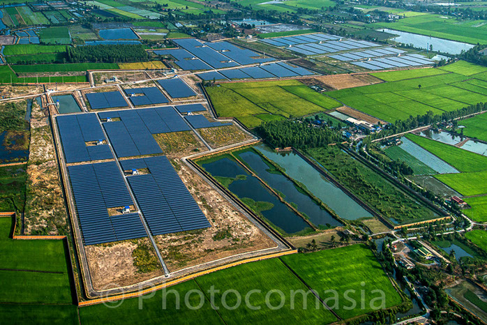Solar Farm in Sai Kyo Solar Farm Sai Kyo in Thailand