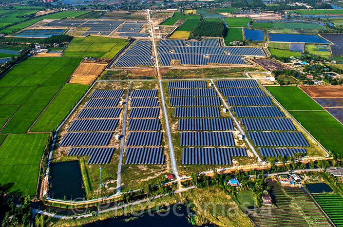 Solar Farm Sai Kyo Solar Farm Sai Kyo in Thailand