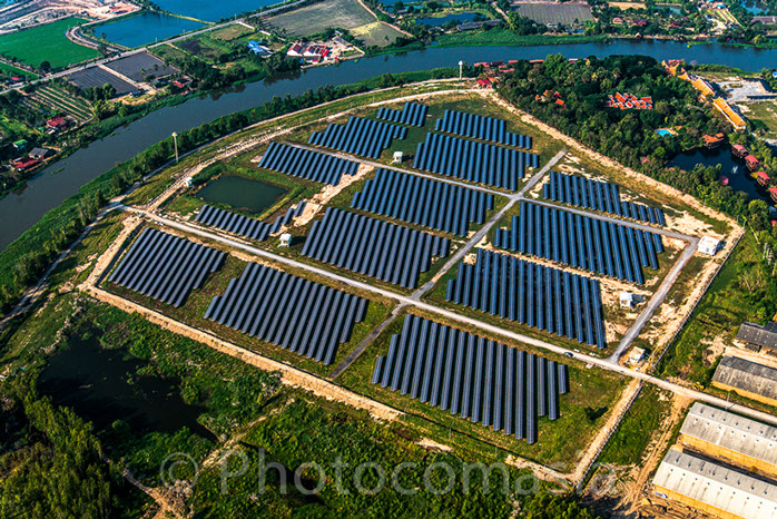 Solar Farm in Sai Thong aerial 1 Solar Farm in Sai Thong aerial 1, Thailand