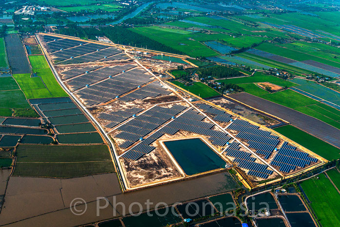 Solar Farm in  Sai Yai Solar Farm in Sai Yai, Thailand