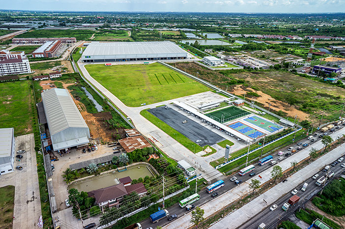 Thai maeda factory, aerial Photo Aerial photo of Thai maeda factory In Thailand