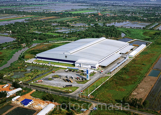 Uniliver Werehouse Aerial photo Aerial photo of Uniliver Werehouse outside of Bangkok